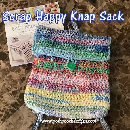 Crochet Scrap Happy Knapsack