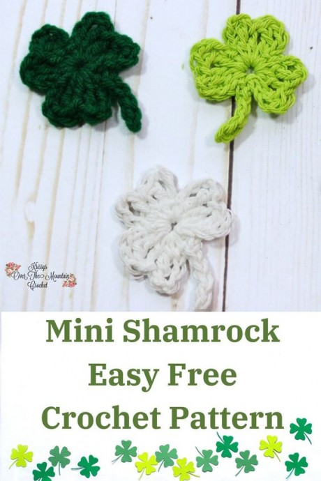How to Create a Charming Small Shamrock Applique with Crochet for Irish Crafts How to Create a Charming Small Shamrock Applique with Crochet for Irish Crafts