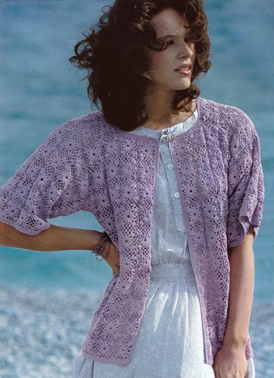 Crochet Kimono Cardigan