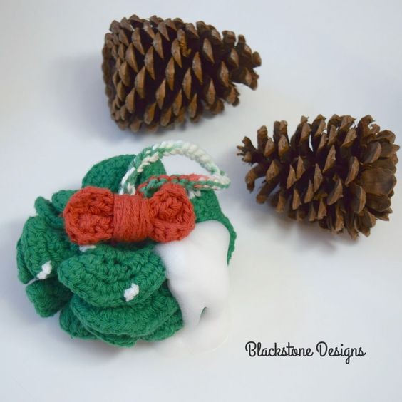 Crochet Kissing Ball Bath Pouf - A Charming Addition to Your Shower Routine Crochet Kissing Ball Bath Pouf - A Charming Addition to Your Shower Routine