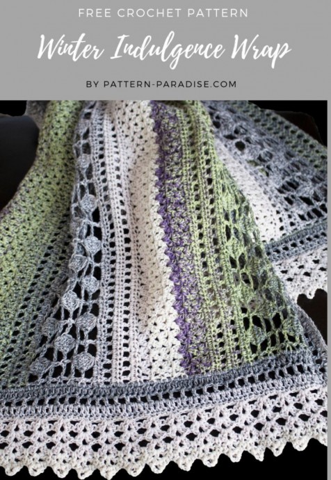Free Crochet Pattern for the Winter Indulgence Wrap - Stay Warm and Stylish This Winter Free Crochet Pattern for the Winter Indulgence Wrap - Stay Warm and Stylish This Winter