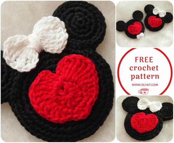 Crochet Mouse with Love