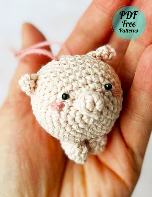 Create Your Own Adorable Crochet Keychain Pig Amigurumi: A Step-by-Step Guide