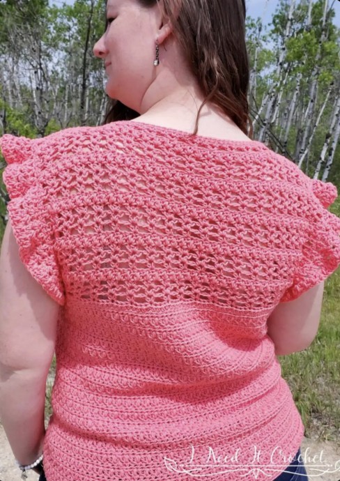 Elegant Flutter Sleeve Crochet Pattern for Versatile Wardrobe Enhancements Elegant Flutter Sleeve Crochet Pattern for Versatile Wardrobe Enhancements