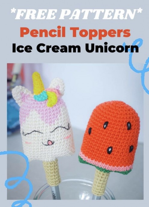 Create Adorable Ice Cream Unicorn Pencil Toppers for Kids Create Adorable Ice Cream Unicorn Pencil Toppers for Kids
