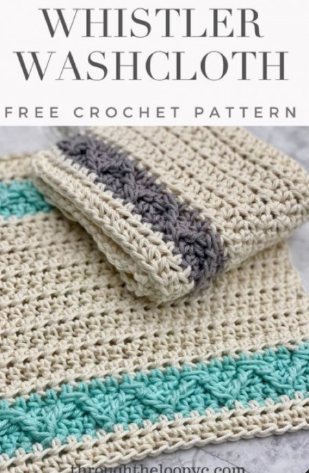 Crochet Textured Washcloth (Free Pattern)