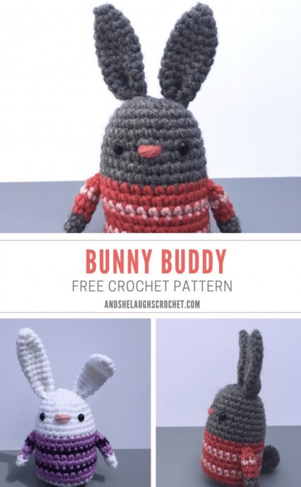 Cute Bunny Buddy - Free Crochet Pattern