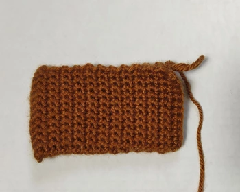 Slipper crochet step