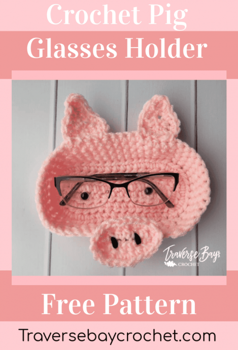 Create Your Own Charming Crochet Pig Glasses Holder: A Step-by-Step Guide