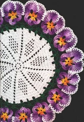 Crochet Pansy Doily: An Intricate Addition to Your Home Décor Crochet Pansy Doily: An Intricate Addition to Your Home Décor