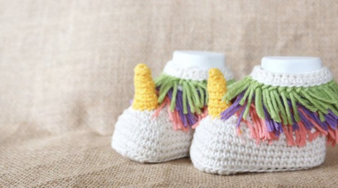 Beautiful Unicorn Booties