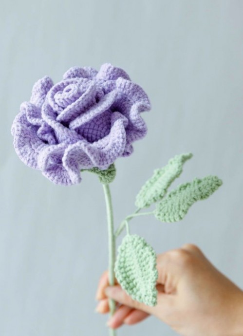 Crochet Aisha Rose (Free Pattern)