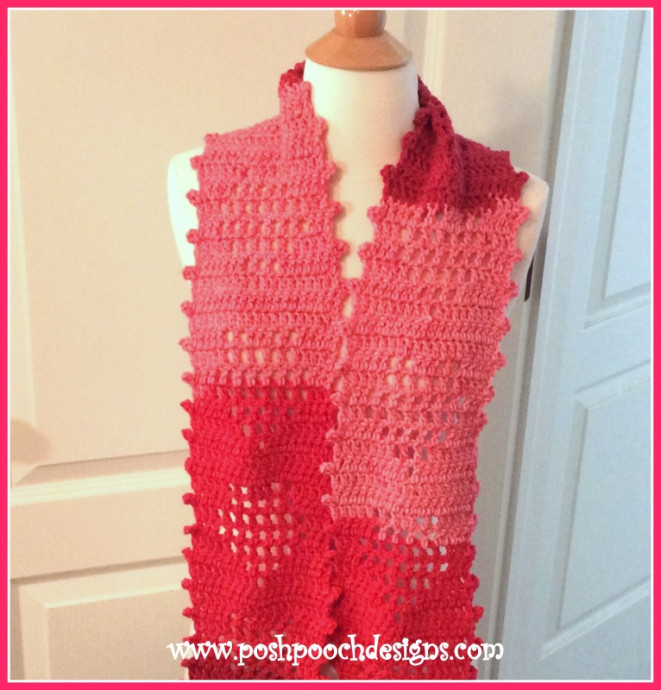 Crochet Open Your Heart Scarf - A Charming Accessory for Style and Warmth