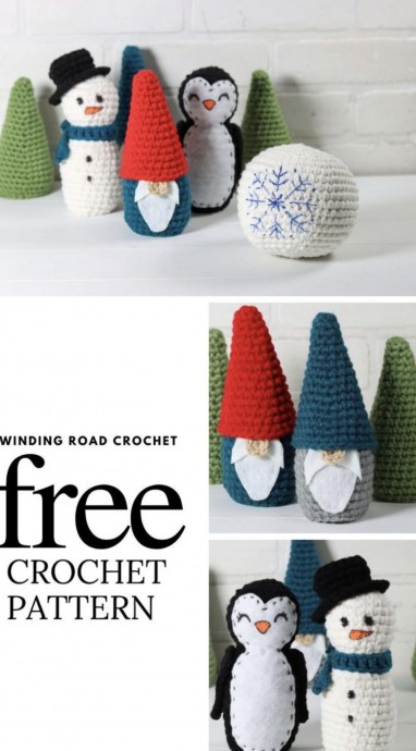 Crochet Winter Bowling Set (Free Pattern)