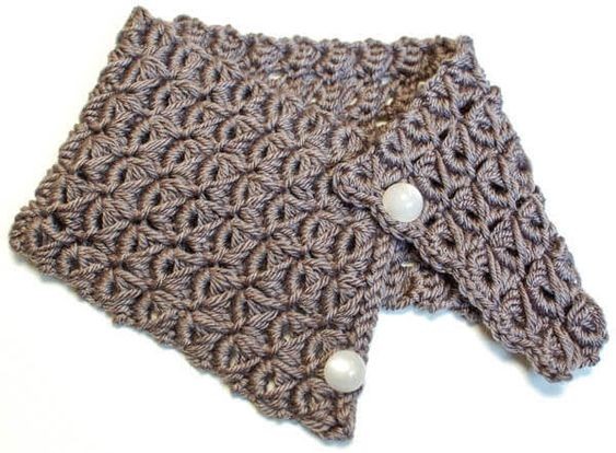 Crochet Broomstick Lace Cowl