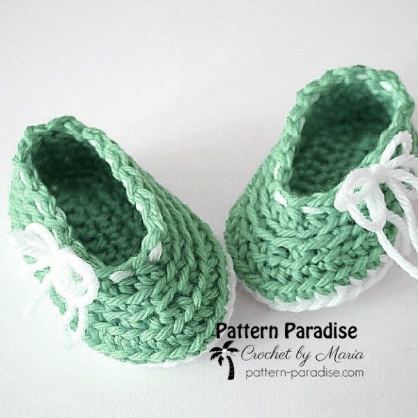Crochet Spring Into Summer Baby Shoes