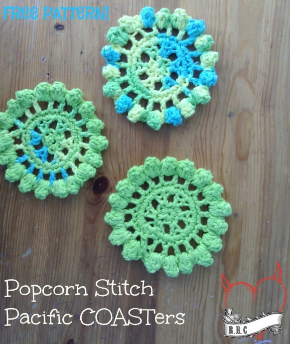 Create Stunning Coastal Charm with Crochet Popcorn Stitch Pacific Coasters Create Stunning Coastal Charm with Crochet Popcorn Stitch Pacific Coasters