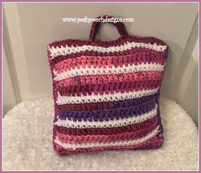 Crochet Pocket Pillow