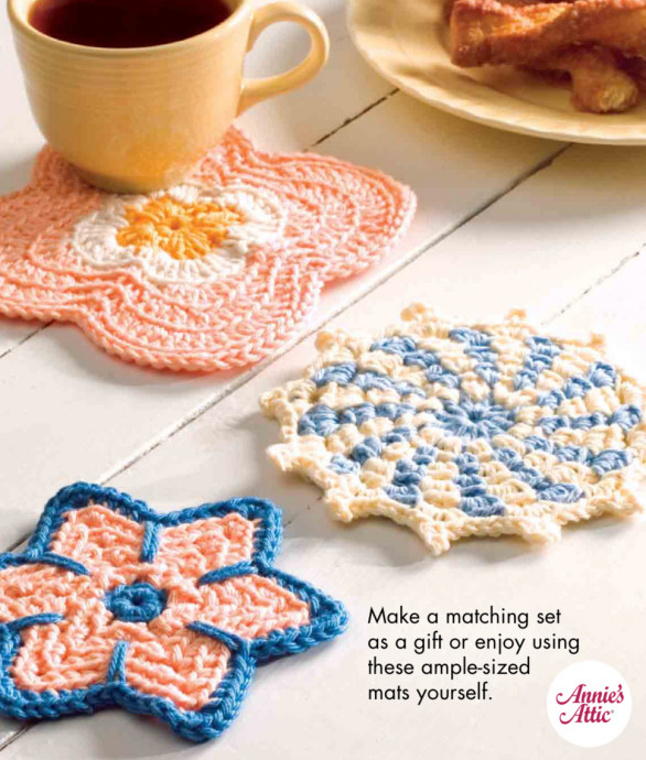 Adorable and Practical Crochet Coffee Mug Mats for Your Cozy Moments