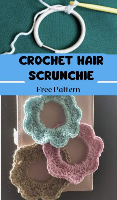 How to Crochet a Hair Scrunchie