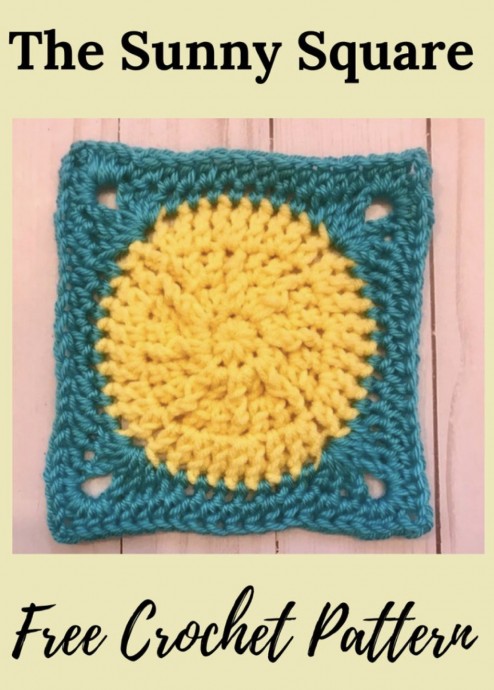 Crochet a Sunny Square (Free Pattern)