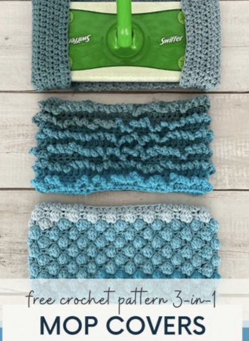 Reusable Mop Cover Crochet Pattern