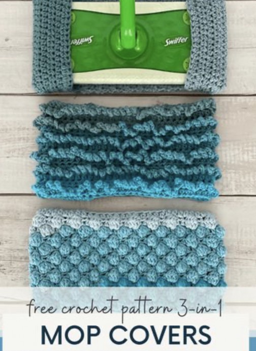 Create Your Own Eco-Friendly Reusable Mop Cover With This Easy Crochet Pattern Create Your Own Eco-Friendly Reusable Mop Cover With This Easy Crochet Pattern