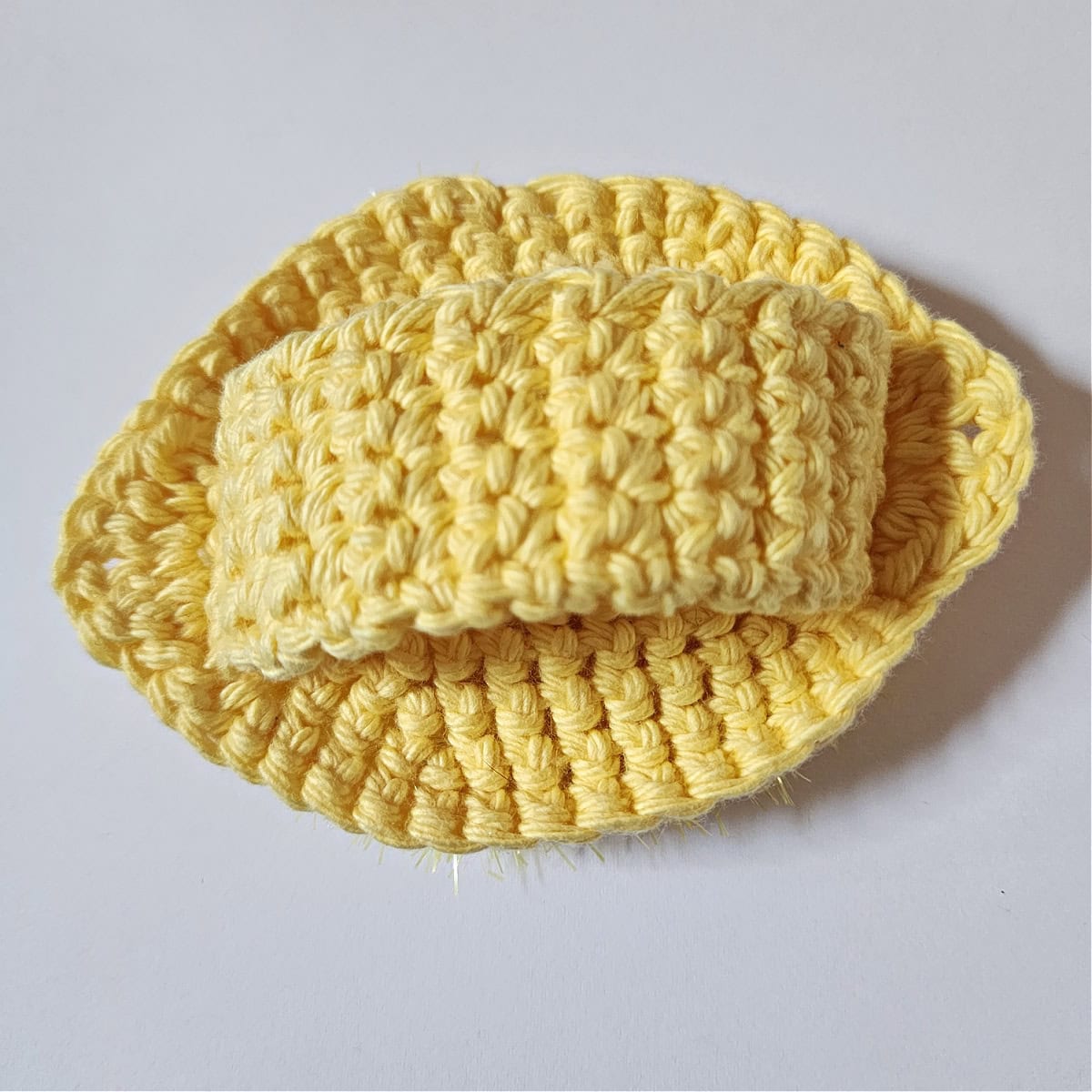 Crochet Lemon Dish Scrubby