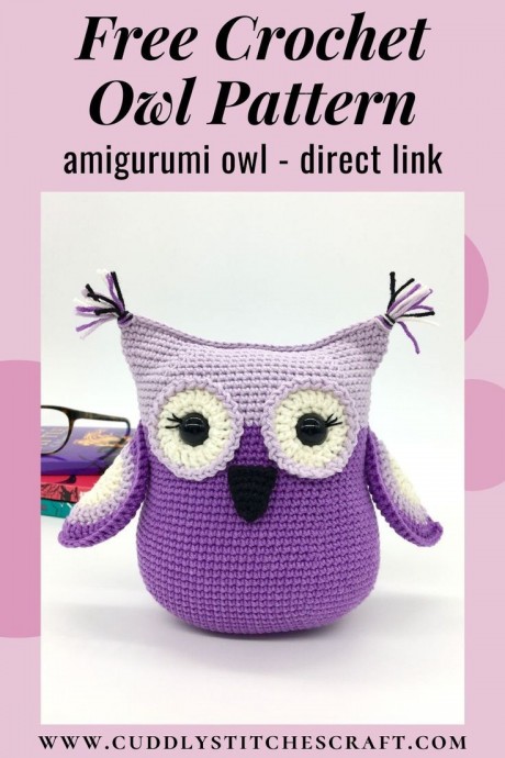 Adorable Crochet Owl Ornament