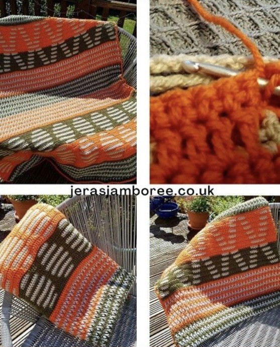 Create Your Own Stylish Noughts and Crosses Blanket with This Crochet Pattern Create Your Own Stylish Noughts and Crosses Blanket with This Crochet Pattern
