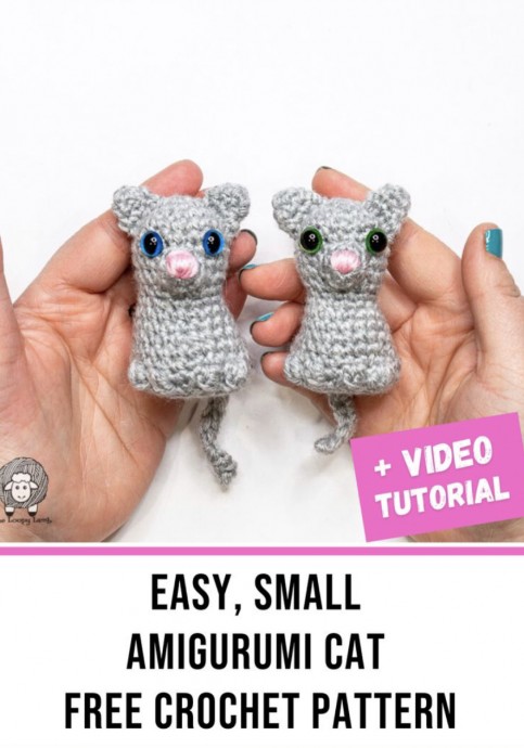 Small Amigurumi Cat Free Crochet Pattern