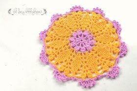 Crochet Amarelo Doily