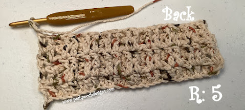 Crochet Waffle Stitch Pot Holder