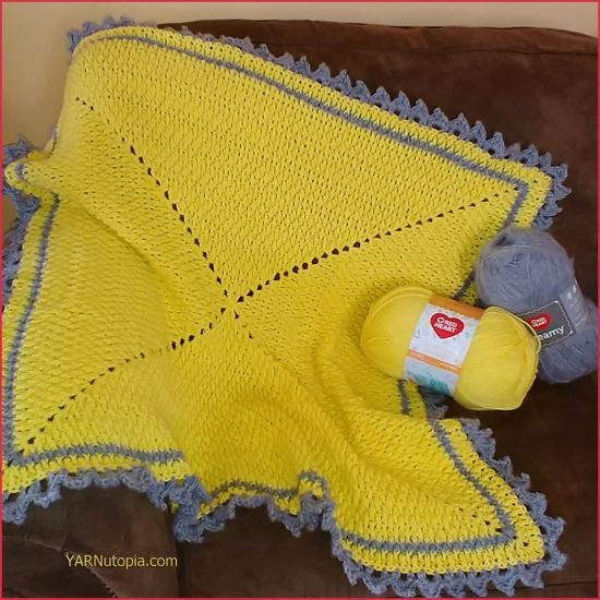 Create a Joyful Crochet Love & Sunshine Baby Blanket for Your Little One