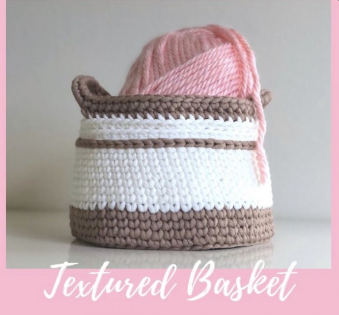 Create a Beautiful, Textured Washable Basket for Your Home Storage Create a Beautiful, Textured Washable Basket for Your Home Storage