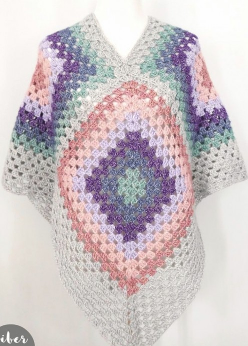 Wildflower Fields Poncho