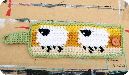 Crochet Dancing Sheep Mug Cozy - A Whimsical Way to Enjoy Your Coffee