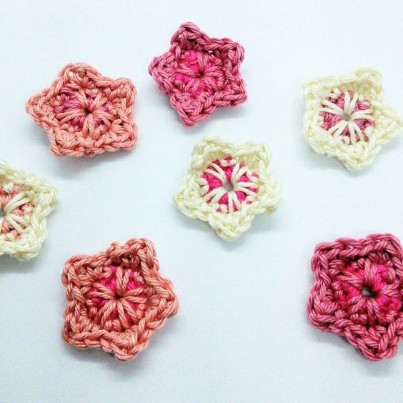 Crochet Pretty Cherry Blossom