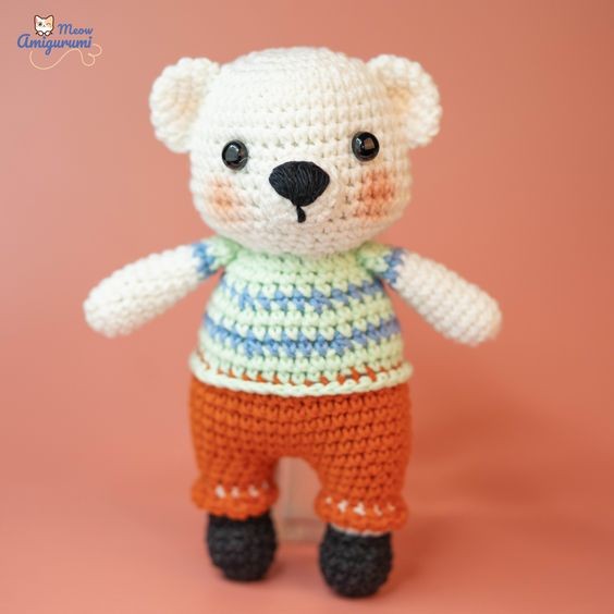 Crochet Frenny Summer Amigurumi Bear