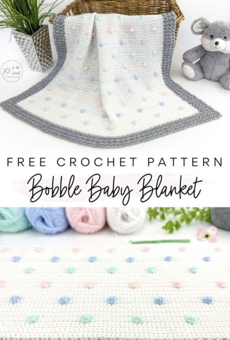Crochet Bobble Baby Blanket