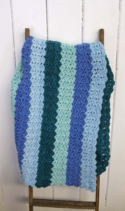 How to Create a Beautiful Crochet 4 Color Stripe Baby Blanket - Step-by-Step Guide How to Create a Beautiful Crochet 4 Color Stripe Baby Blanket - Step-by-Step Guide