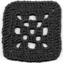 Crochet Checkerboard Square