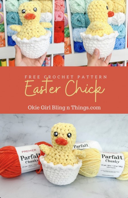 Free Crochet Pattern: Cute Easter Chick