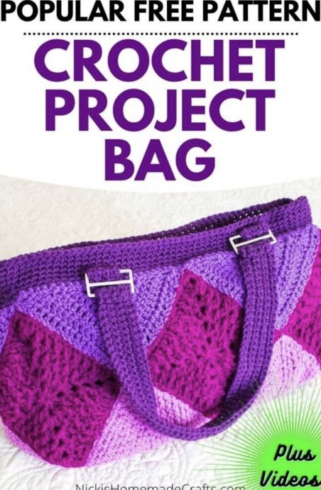 Organize Your Crochet Supplies with Our Stylish Crochet Project Bag Organize Your Crochet Supplies with Our Stylish Crochet Project Bag