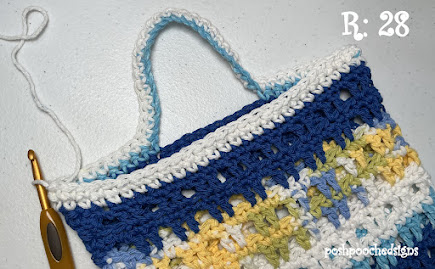 Crochet Car Hanging Trash Bag