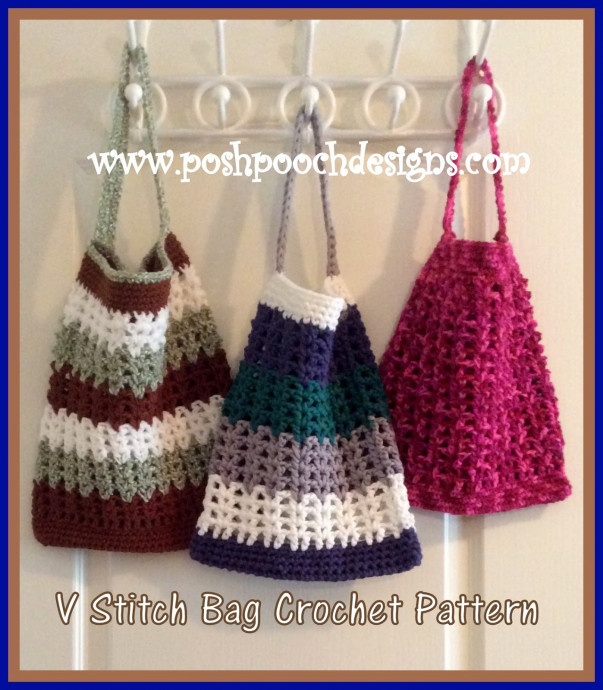 Create Your Own Eco-Friendly Crochet V Stitch Grocery Shopping Bag - A Fun and Versatile Project Create Your Own Eco-Friendly Crochet V Stitch Grocery Shopping Bag - A Fun and Versatile Project