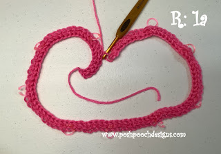 Crochet Pretty In Pink Cowl