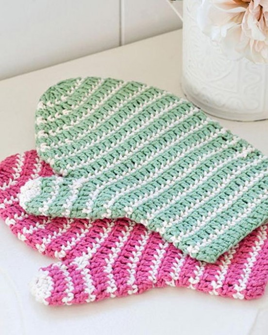Crochet Bath Mitt: Easy DIY Project for Luxurious Bathing Experience