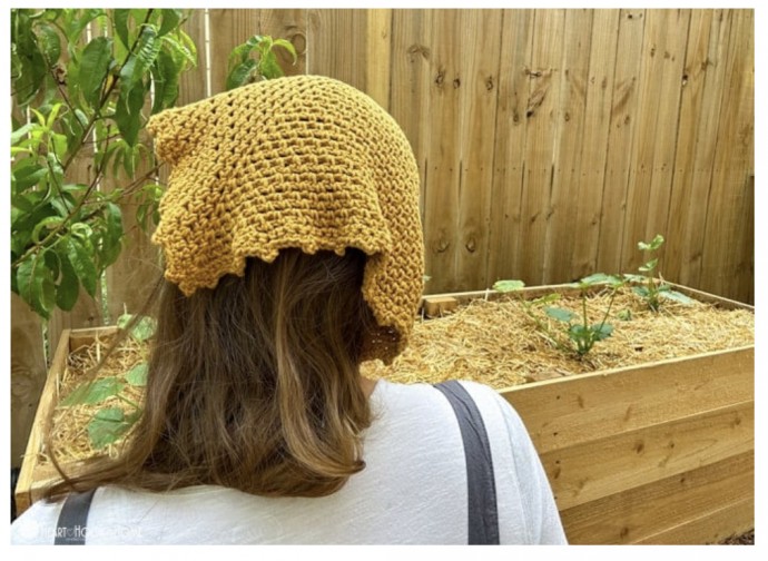 Head Kerchief Crochet Pattern