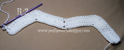 Crochet Open Chevron Table Runner